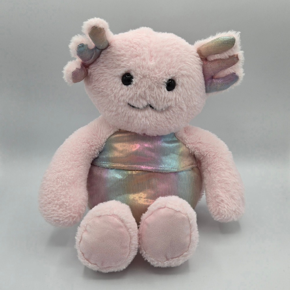 Aroma‎ Home Hot Hugs Microwaveable Pink Axolotl Plush Stuffed Animal Toy Soft